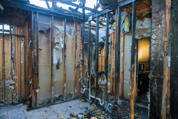 Professional Soot Cleanup technician working in Hager City, WI